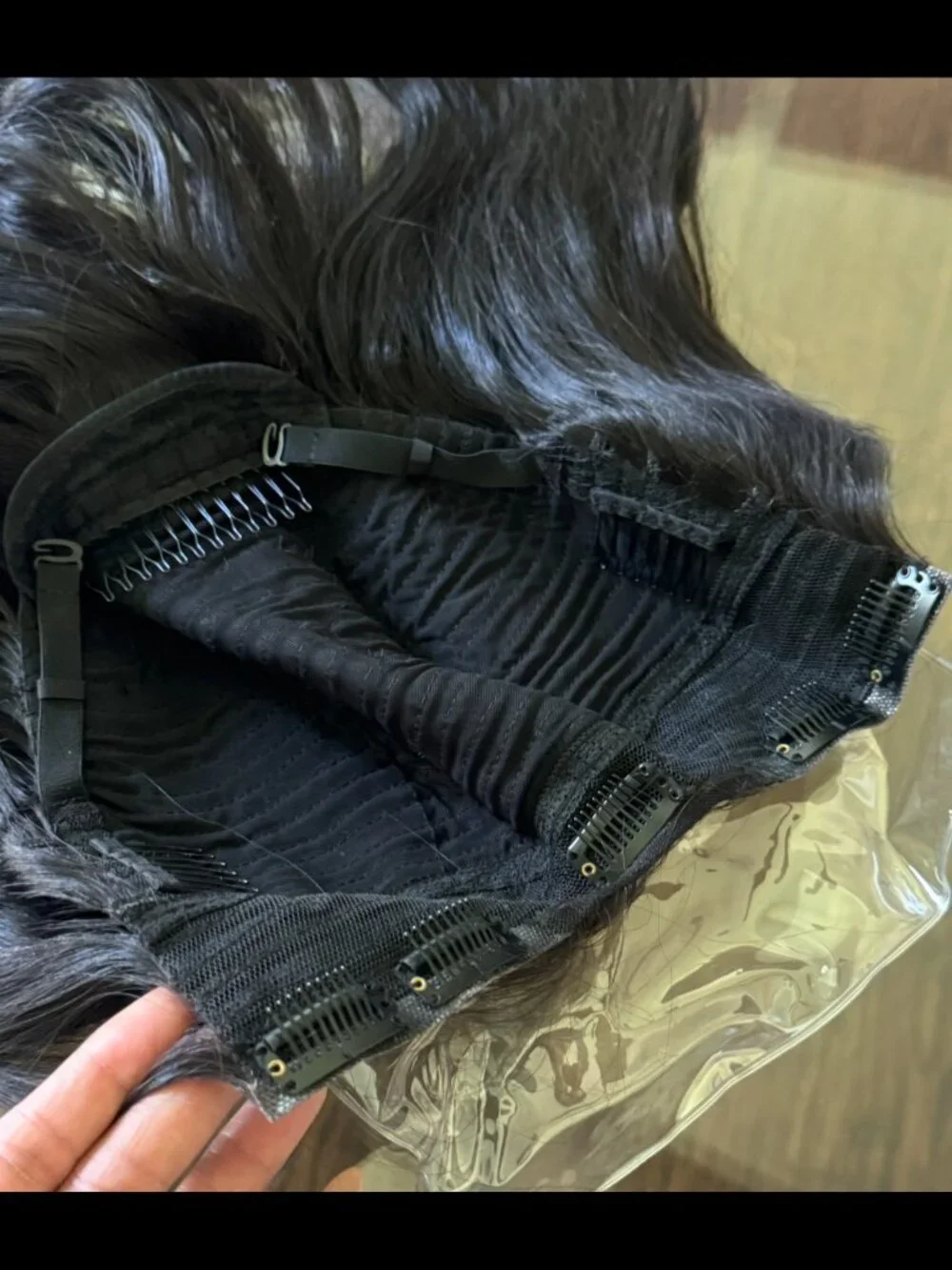 Go Sleek Follicle Fusion U-Part Wig 16” Long - Body Wave 100% Human Hair - NEW
